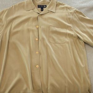 Nat Nast short sleeve men’s silk button down